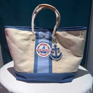 NWOT Disney Yacht Club Nautical Canvas Tote